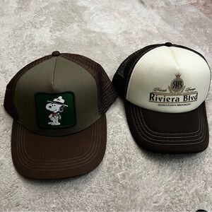 Cotton On Black and Cream Trucker Hat